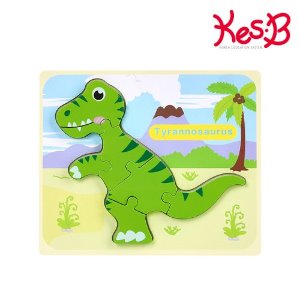 30399-[캐스B]튼튼 공룡퍼즐티라노사우루스(2114) 원목퍼즐 유아퍼즐