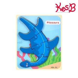 30392-[캐스B]튼튼 공룡퍼즐플리오사우루스(2121) 원목퍼즐 유아퍼즐