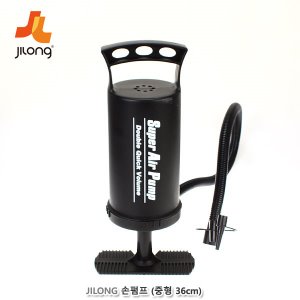 25883-JILONG 지롱 손펌프 중형 (중형36cm) 튜브수영장 투브풀장 물놀이용품