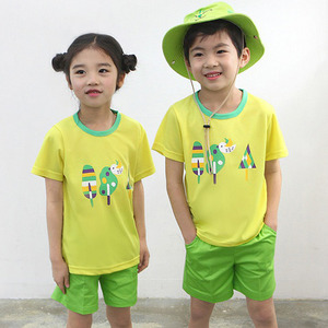 22185-[어린이날티셔츠]버드트리(노랑) 티셔츠(기능성)-mire-i  상담후구매
