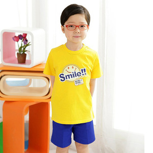 22205-[어린이날티셔츠]스마일 티셔츠(옐로우)-mire-i★어린이날이후 출고가능!★