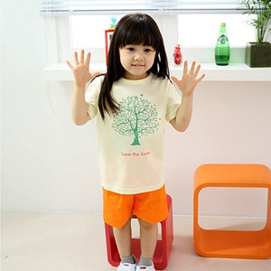 22208-[어린이날티셔츠] 나무 티셔츠(미노랑)-mire-i-교사용있음